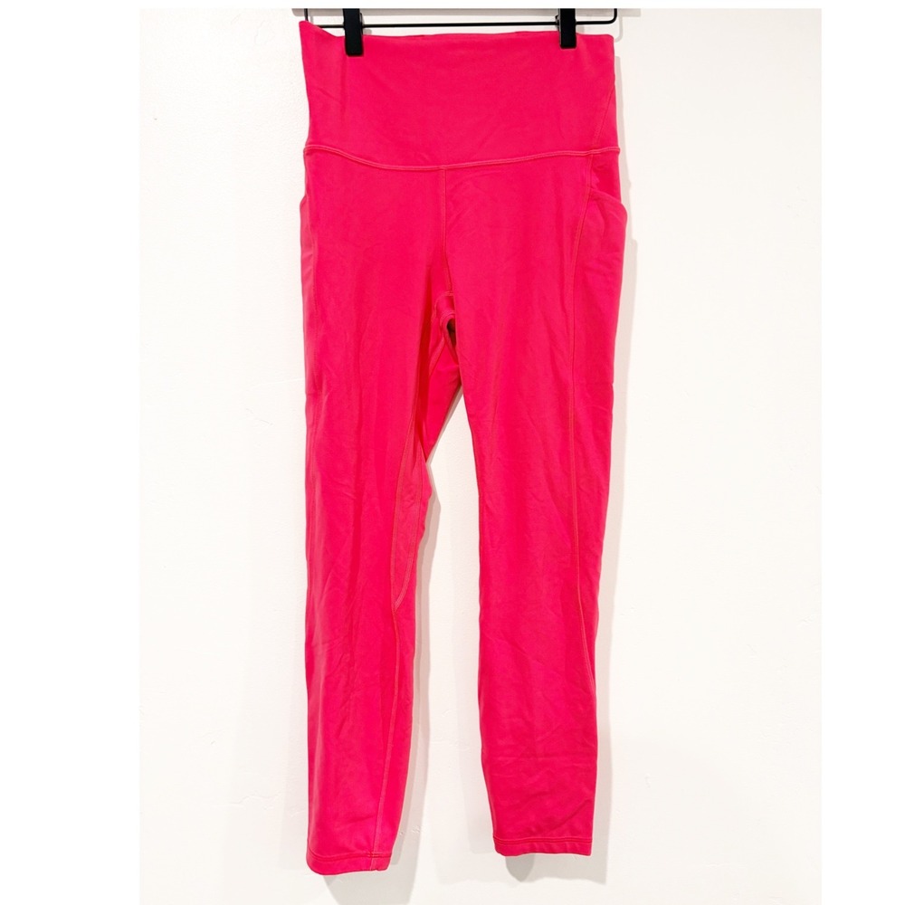 Lululemon Fast and Free High-Rise Tight Nulux Pink Lip Gloss
